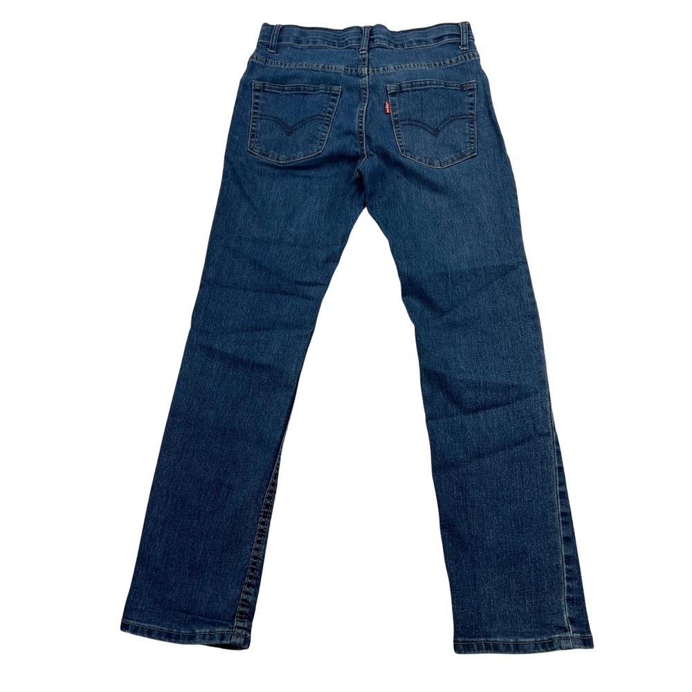 Levi's 511 Slim Jeans Kids Size 12 Reg Blue Medium Wash Adjustable Waist Stretch